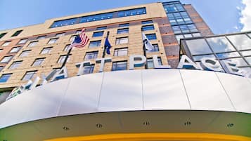 A modern building with a prominent sign reading "AFC PLACE".
