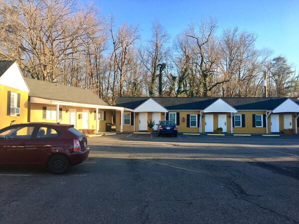 Front of property – evening/night