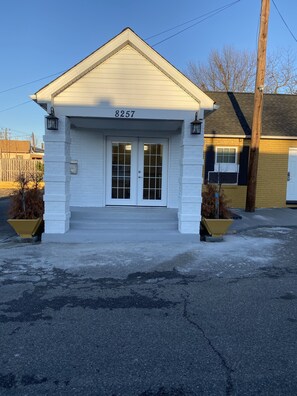 Front of property - evening/night