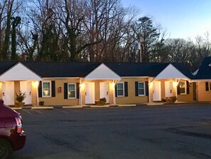 Front of property – evening/night