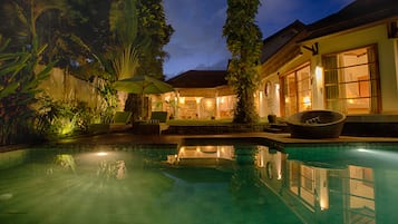 Vila Keluarga, 3 kamar tidur, kolam renang pribadi | Teras/patio