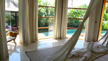 3 - Bedrooms with Private Pool Villa | Premium bedding, in-room safe, individually decorated