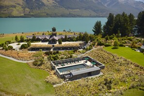 Aerial view - Blanket Bay (Glenorchy)