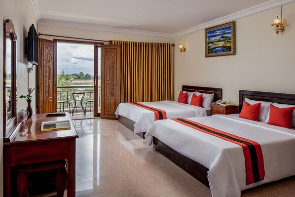 Deluxe Twin Room | In-room safe, free WiFi - Angkor Mithona Guesthouse (Phnom Penh)