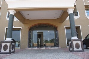 Façana frontal de l'allotjament