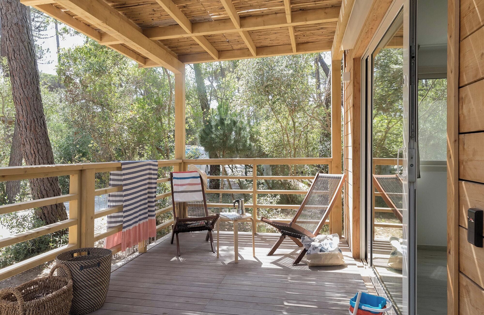 Bungalow Deluxe, 2 camere da letto, bagno privato (external) | Terrazza/patio