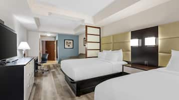Suite, 2 Queen Beds, Non Smoking, Refrigerator & Microwave (with Sofabed) | In-room safe, desk, laptop workspace, iron/ironing board