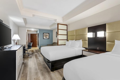 Suite, 2 Queen Beds, Non Smoking, Refrigerator & Microwave (with Sofabed) | In-room safe, desk, laptop workspace, iron/ironing board