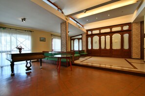 Sala de estar en el lobby