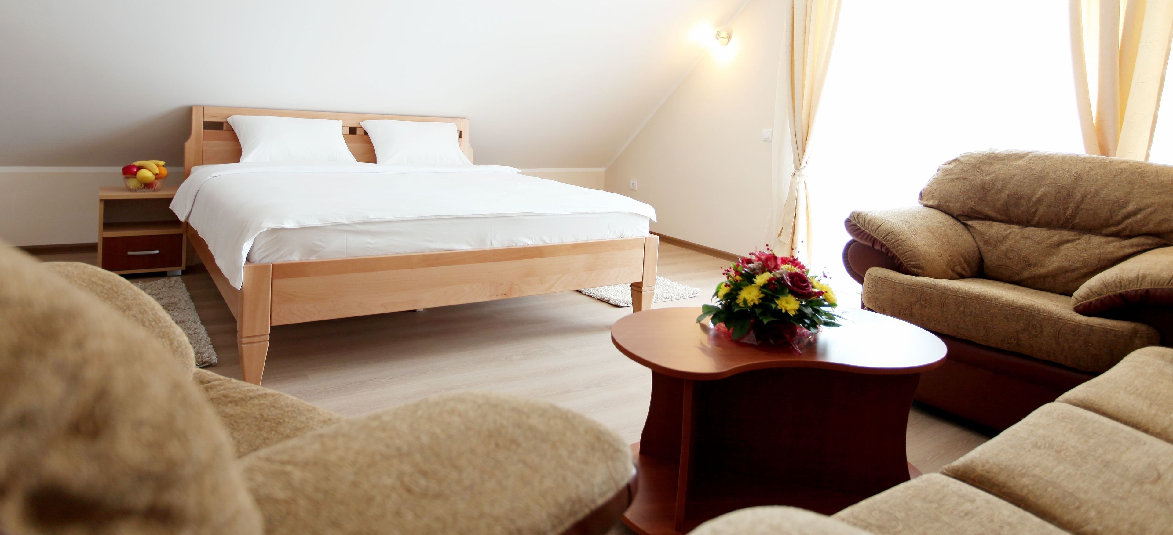 Junior-Suite | Bettwäsche aus ägyptischer Baumwolle, hochwertige Bettwaren