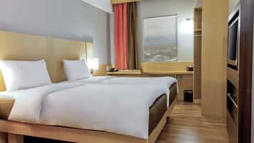 Minibar, in-room safe, desk, blackout curtains