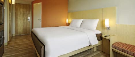 Minibar, in-room safe, desk, blackout curtains