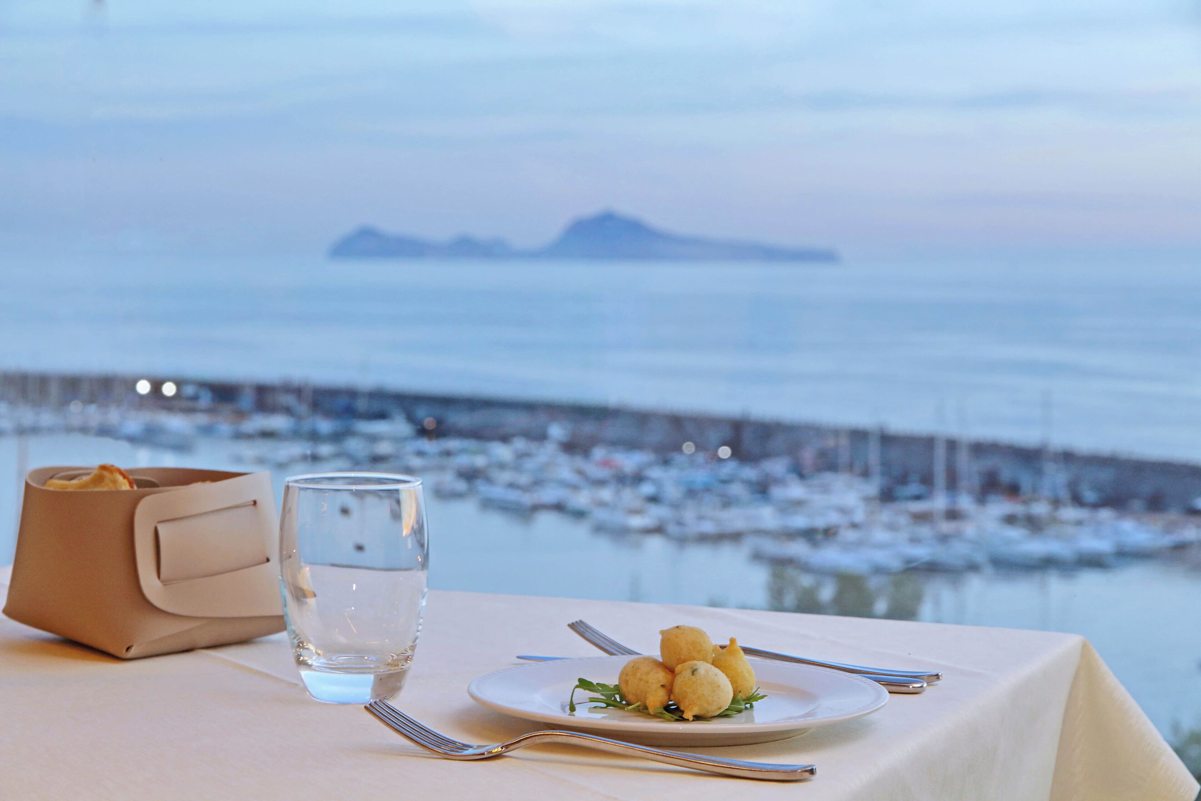 dinner served, local cuisine, sea views