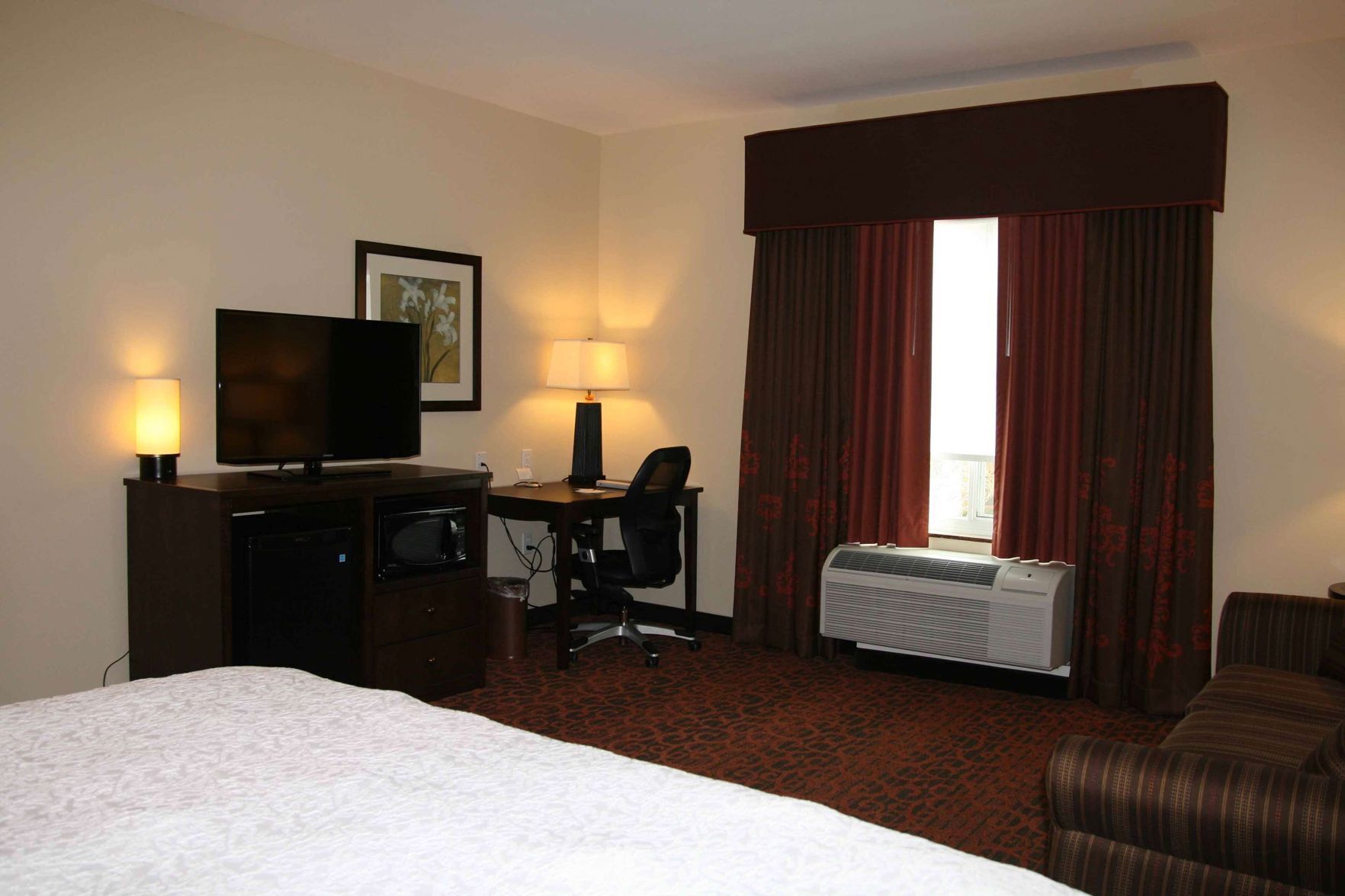 In-room safe, blackout drapes, iron/ironing board