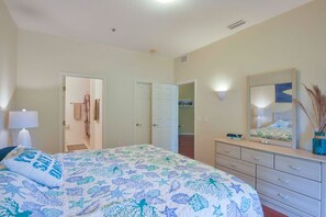 Individually decorated, individually furnished, iron/ironing board