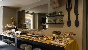 Daily buffet breakfast (EUR 7 per person)