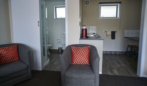 Flat-screen TV, DVD player - Aachen Place Motel (Greymouth)