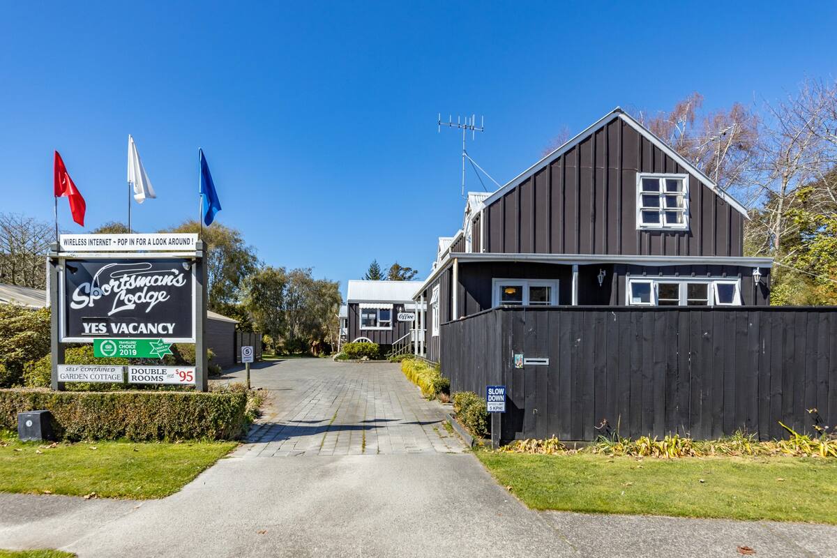front of property