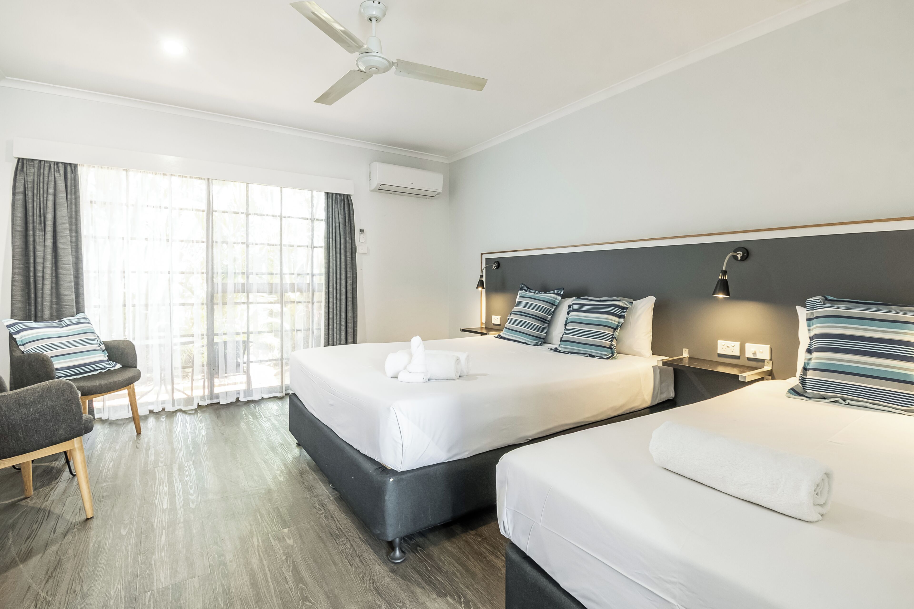 Standard Twin Room, Courtyard View | Premium bedding, individually decorated, individually furnished