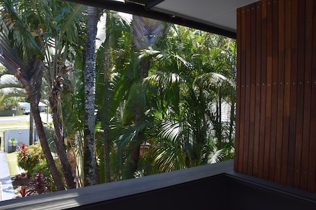 Vista del balcón. Ballina Homestead Motel