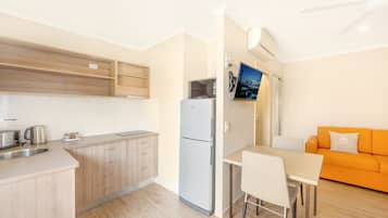 Departamento, 1 habitación | Cocina privada | Refrigerador y microondas