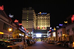 Front of property – evening/night