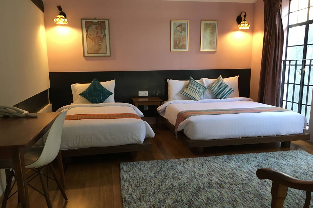 Premium bedding, in-room safe, desk, iron/ironing board (on request)