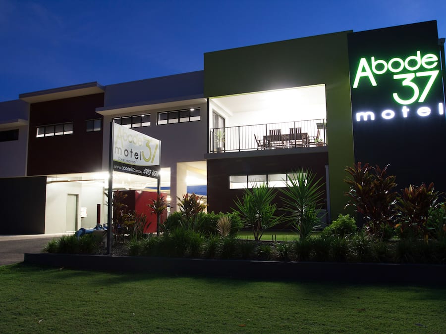 Front of property – evening/night