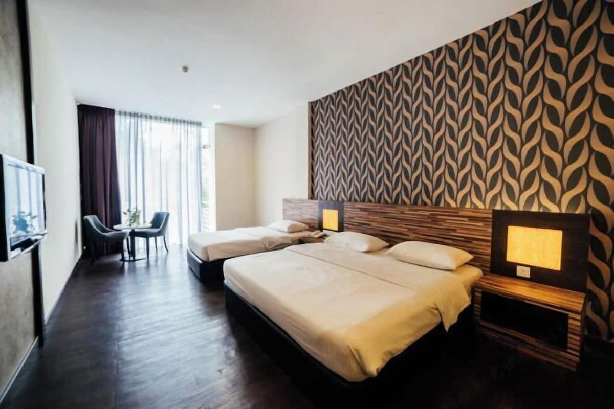 1 bilik tidur, meja, Wi-fi percuma, cadar katil