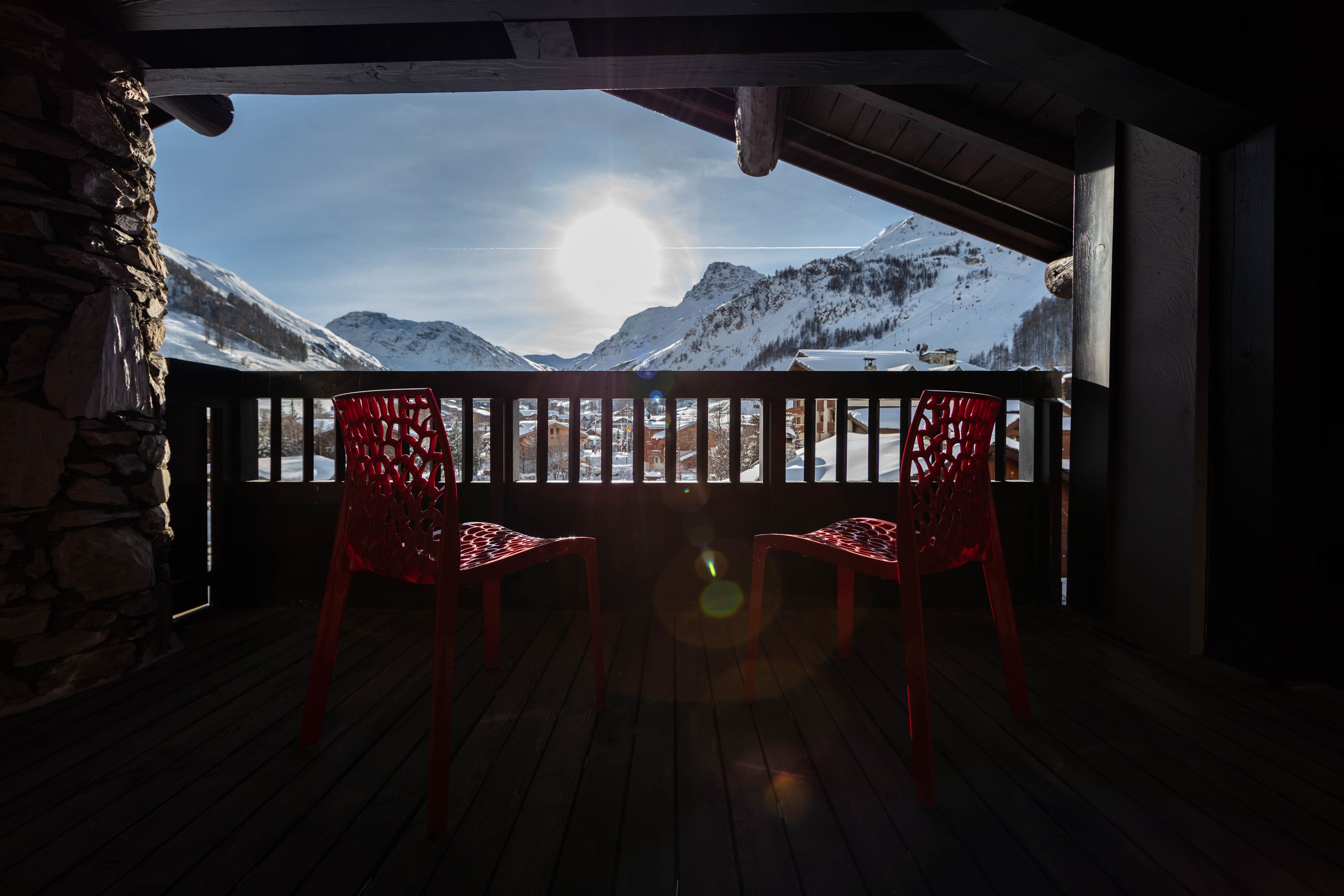 double south bath | terrace/patio