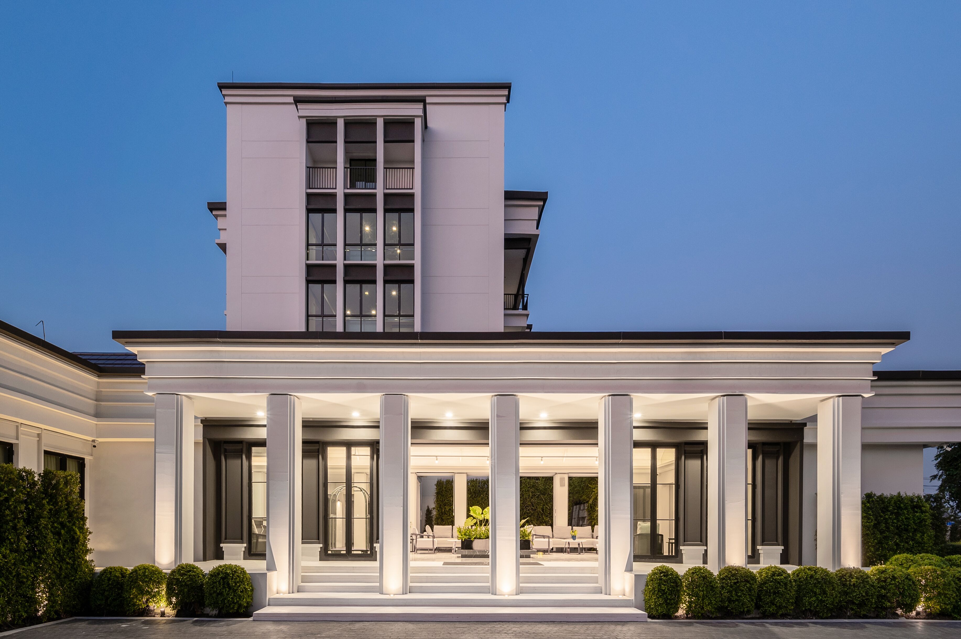 Fachada da propriedade