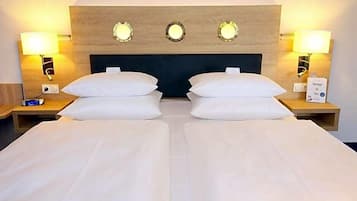 1 habitación, ropa de cama hipoalergénica y minibar
