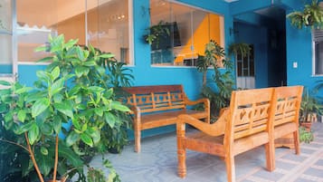 Fassade der Unterkunft