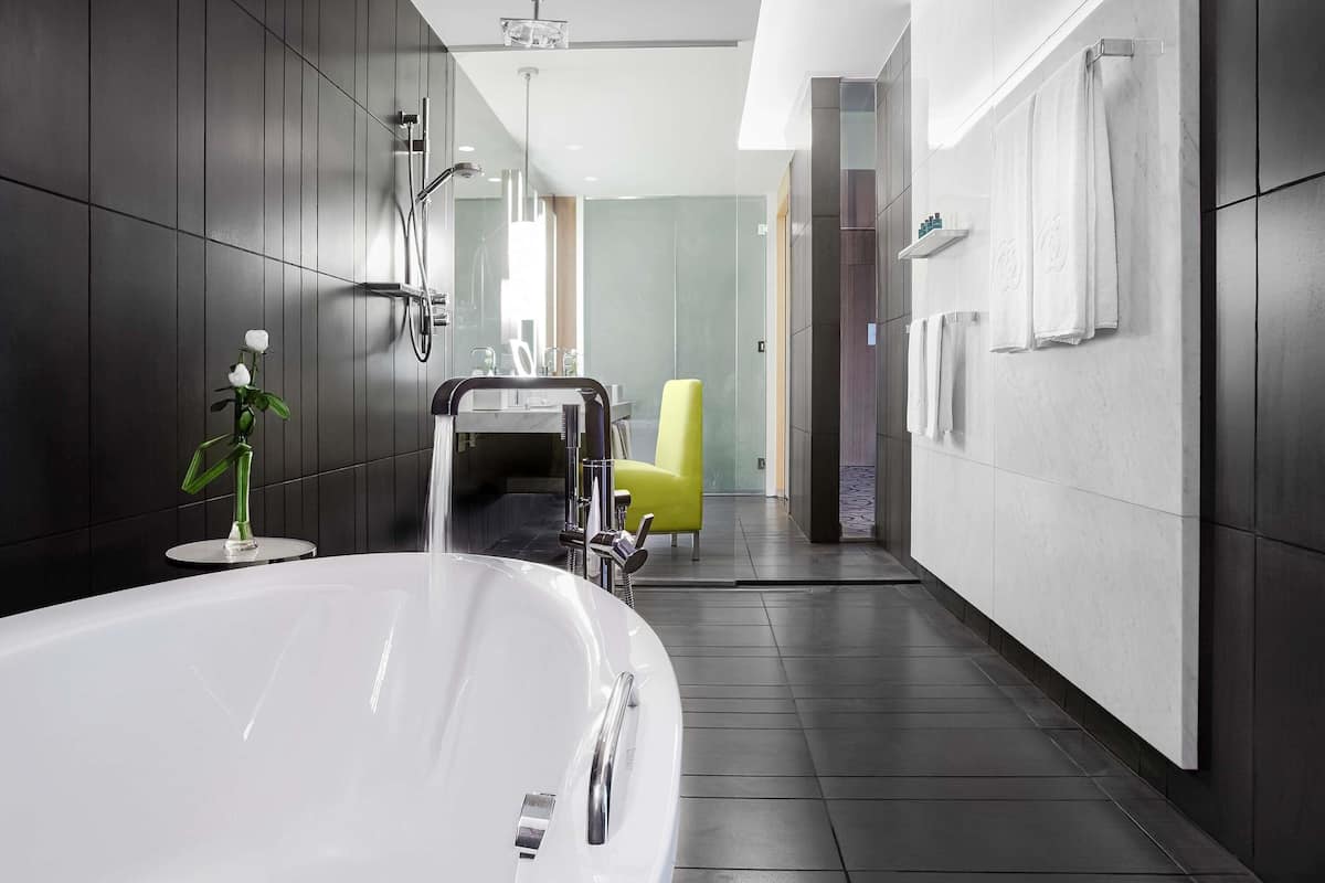 1 개의 침실, 고급 침구, 오리/거위털 이불, 미니바