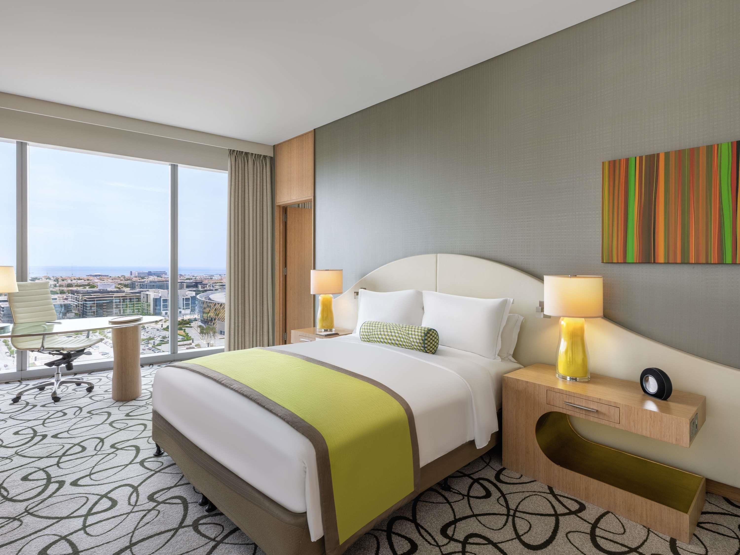 Premium bedding, down duvets, minibar, in-room safe