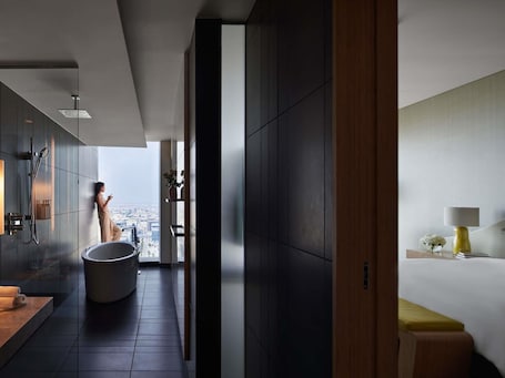 Opera Suite, 1 King Bed, Club Millésime access, Coastline View. Sofitel Dubai Downtown