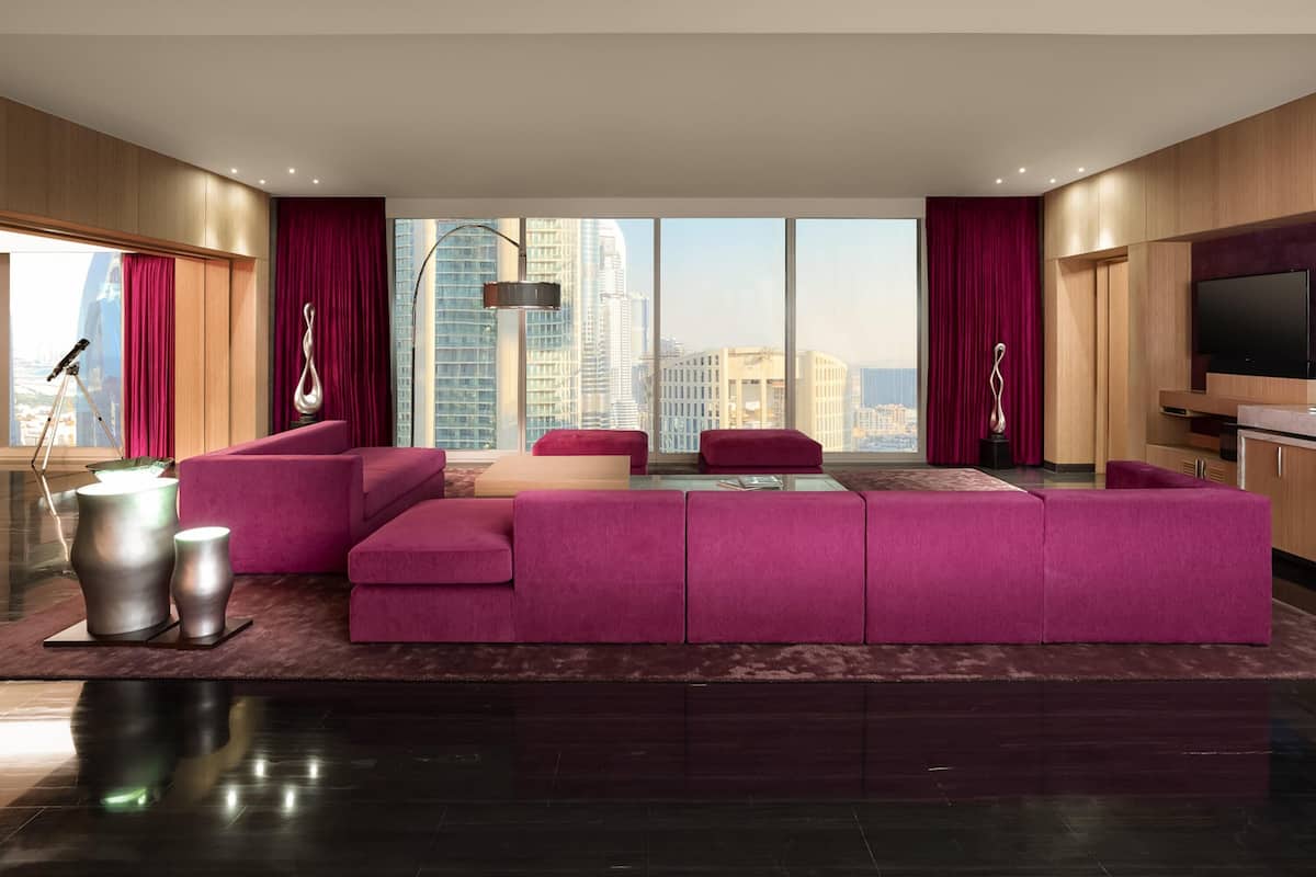 Royal Suite, 1 King Bed, Club Millésime access (Burj KhalifaView) | 1 bedroom, premium bedding, down duvets, minibar