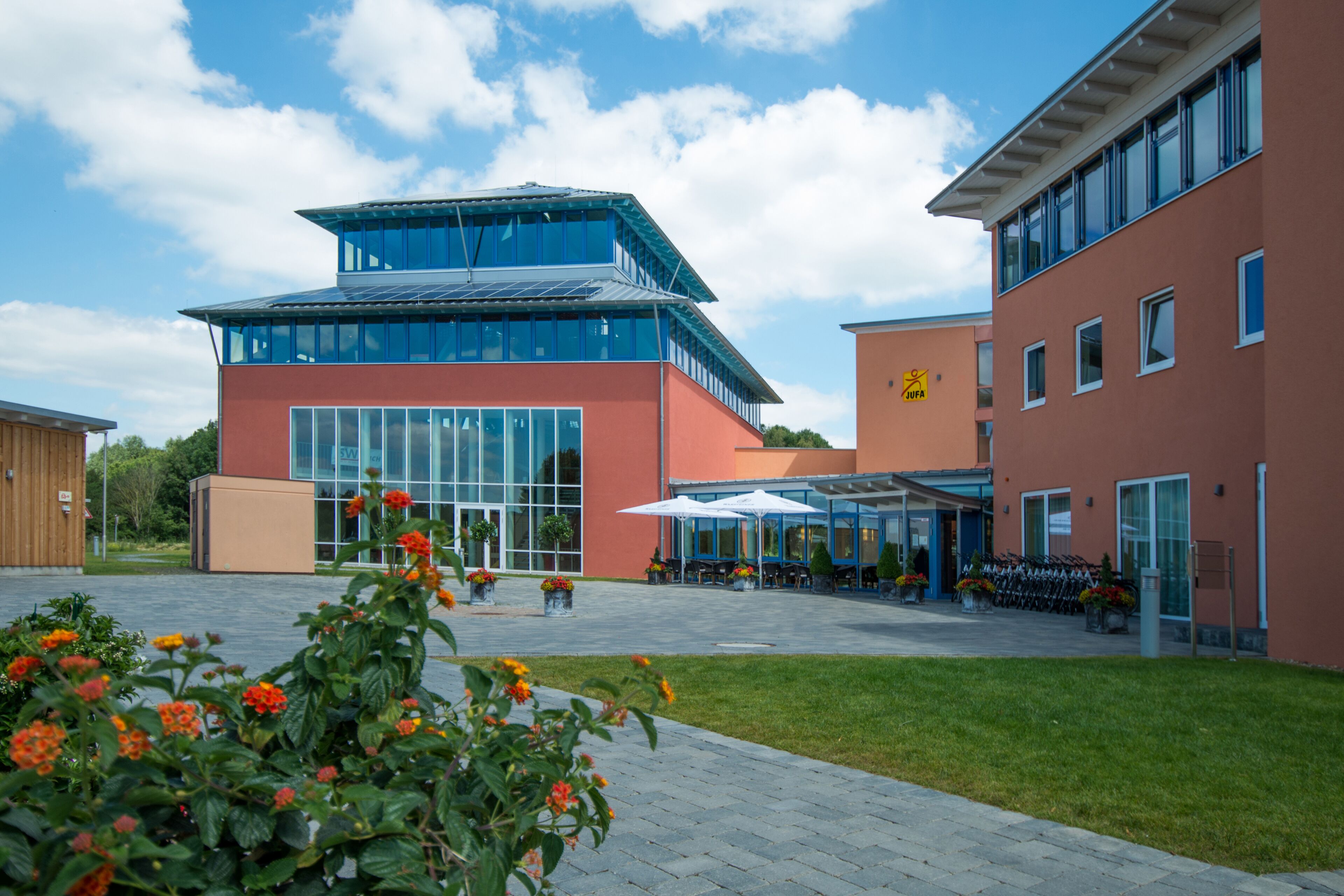 Fachada de la propiedad