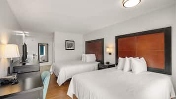 Standard Room, 2 Queen Beds | Desk, iron/ironing board, WiFi (free), bed sheets