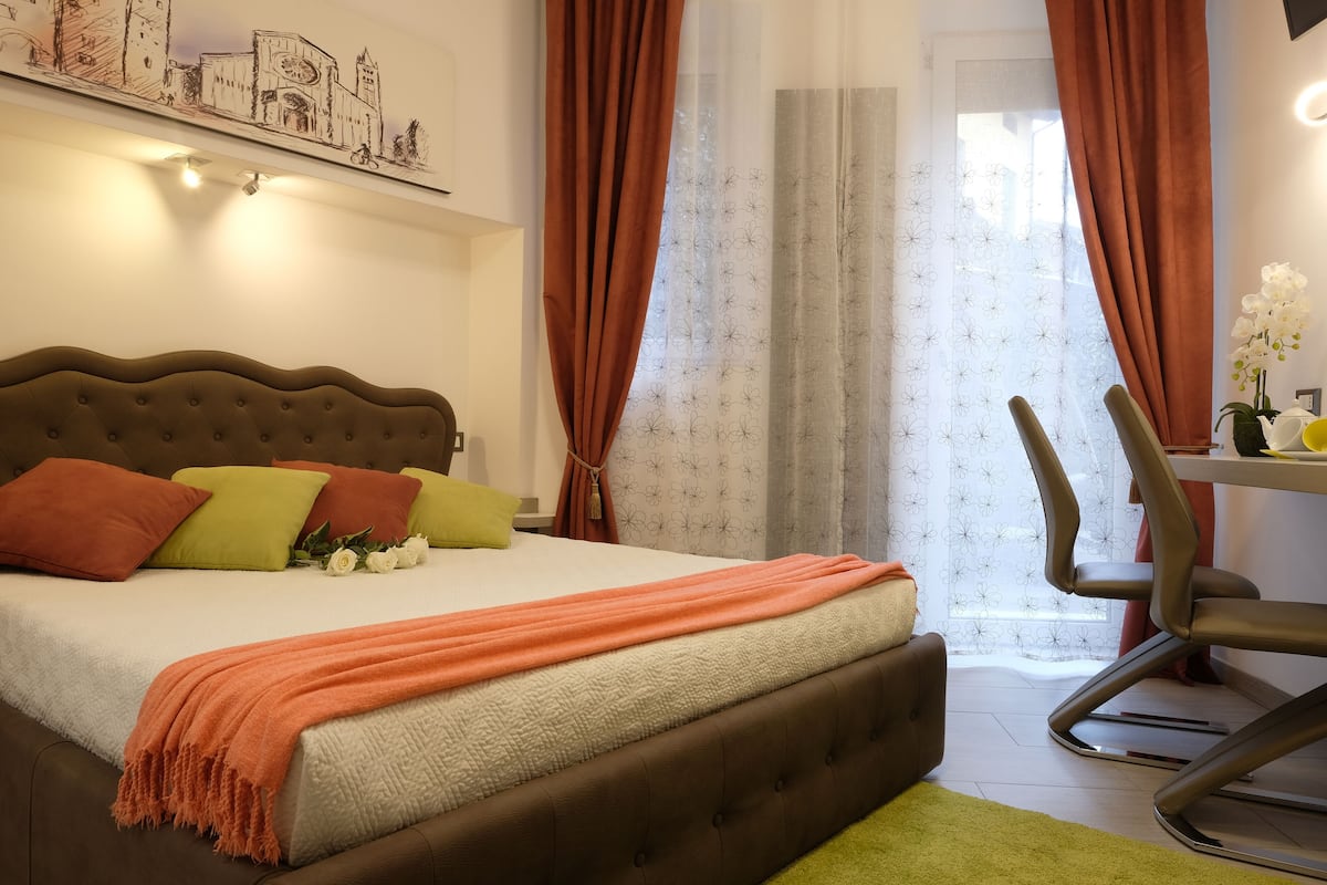 Egyptian cotton sheets, premium bedding, down duvets, memory-foam beds