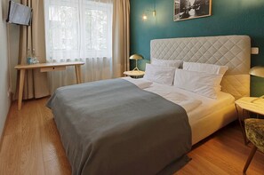 Habitación doble clásica | Ropa de cama hipoalergénica y decoración personalizada