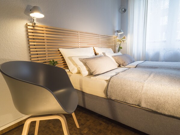 Habitación doble clásica | Ropa de cama hipoalergénica y decoración personalizada