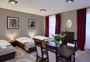 In-room safe, desk, iron/ironing board, rollaway beds