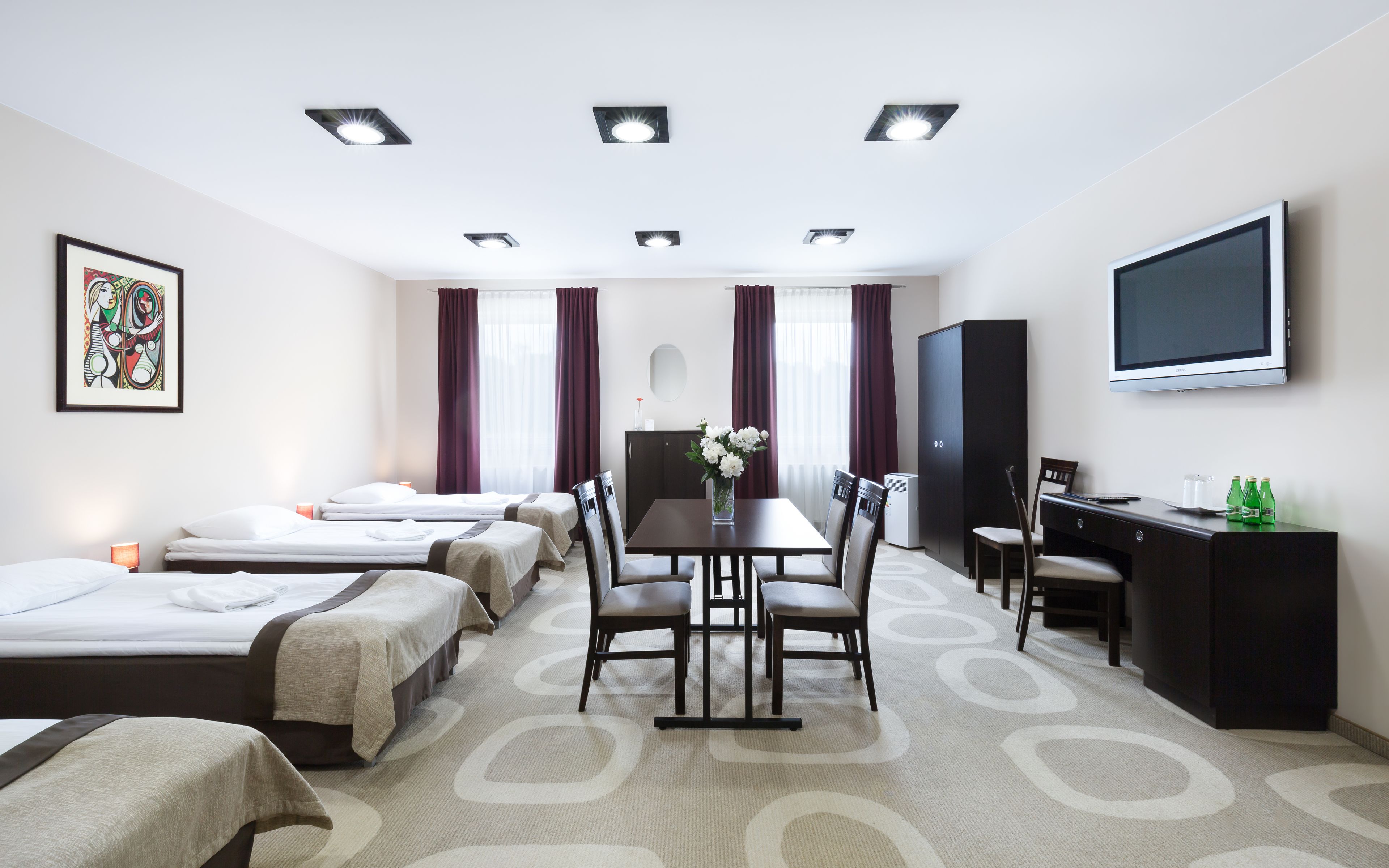 in-room safe, desk, iron/ironing board, rollaway beds