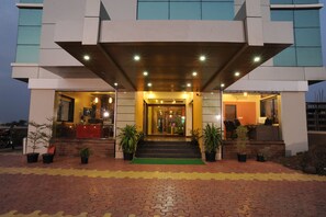 Front of property – evening/night
