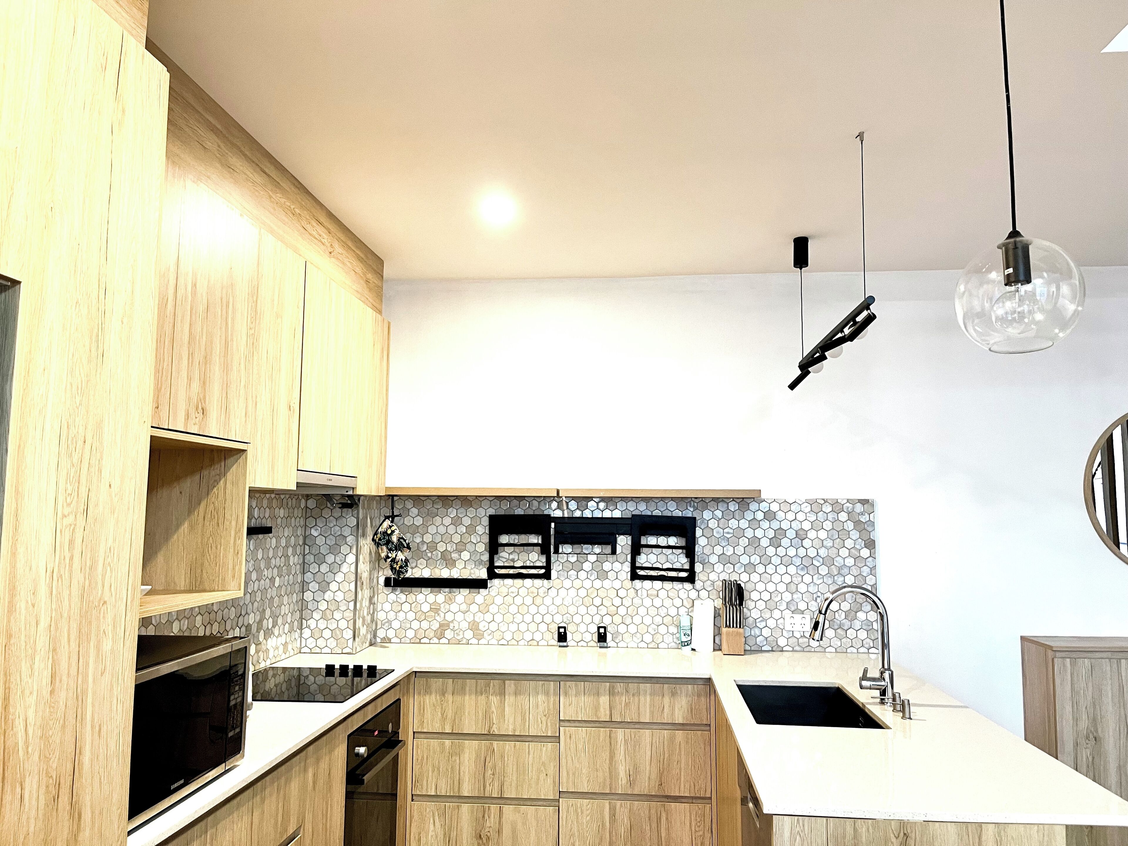 Deluxe Apartment, 2 Bedrooms, Garden View | Private kitchen | Fridge, microwave, coffee/tea maker, toaster