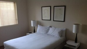 1 bedroom, iron/ironing board, cribs (surcharge)