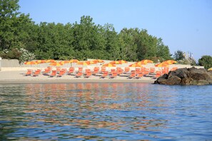 Blick von der Unterkunft