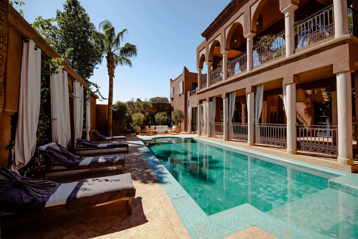 Villa Deluxe 4 suites avec piscine privée | Terrasse/patio