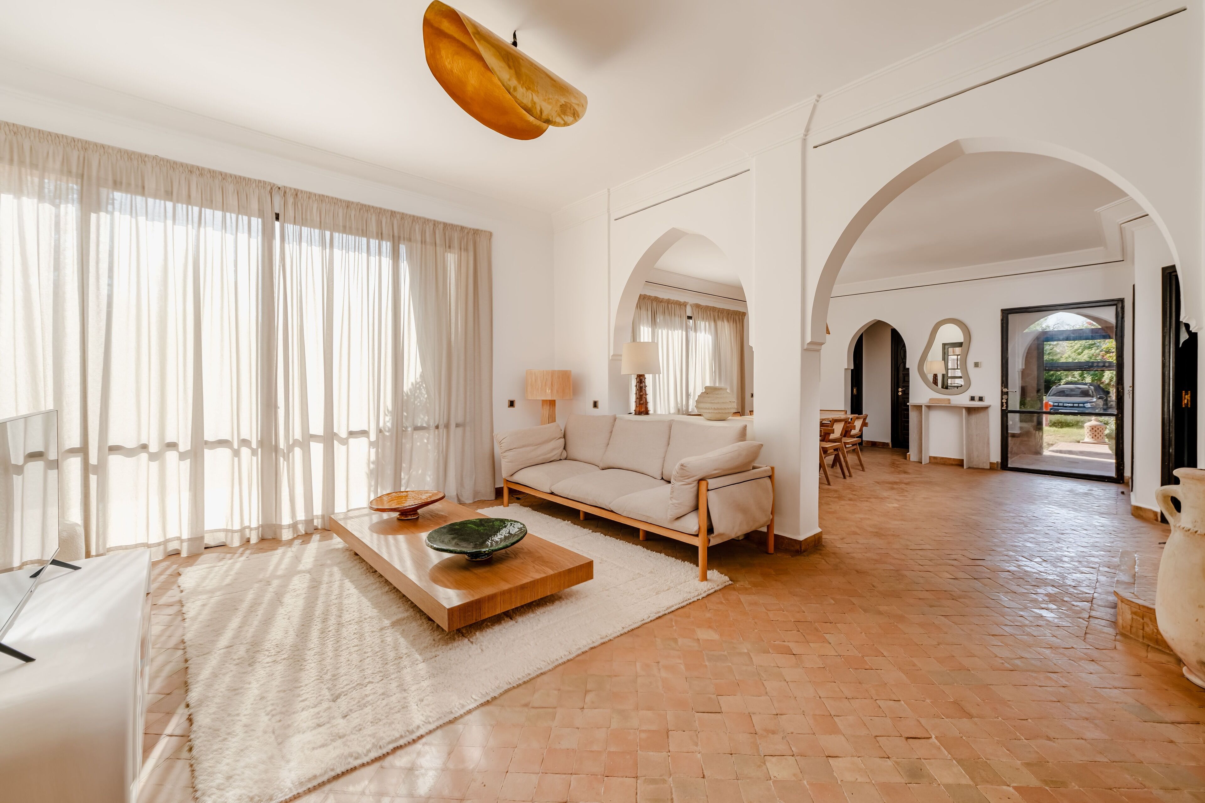 Villa Deluxe, 4 habitaciones, piscina privada | Zona de estar | Una televisión, una impresora